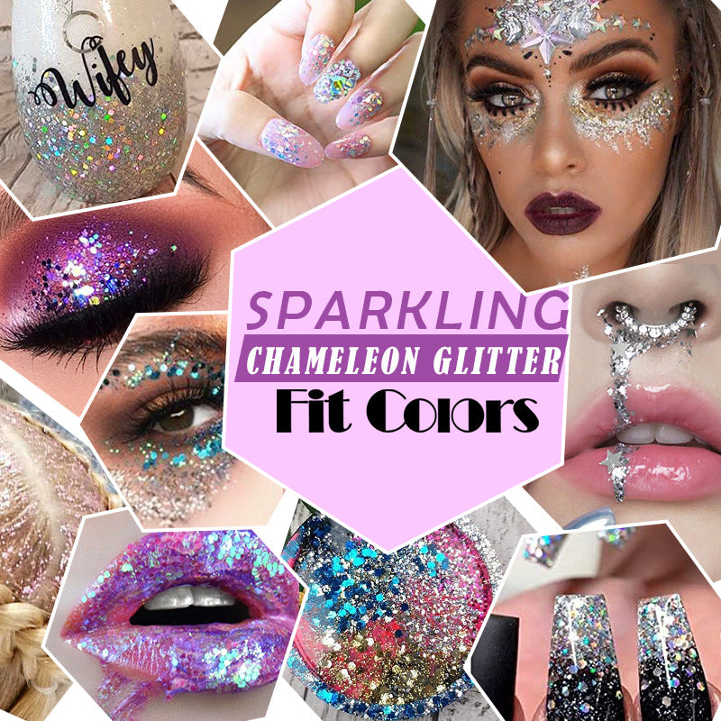 Colorful Mermaid Sequin Gel Eyeshadow Cream