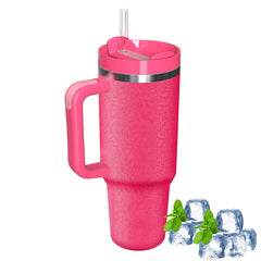 Colorful 40oz Stainless Steel Tumbler With Lid - Thermal Water Bottle