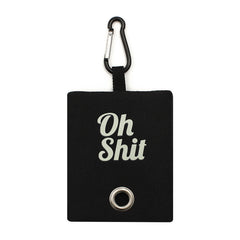 Stylish 'OH SHIT' Dog Poop Bag Holder