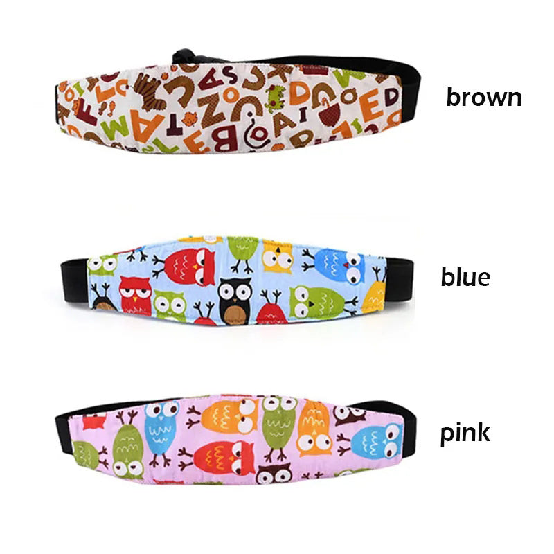 Baby Car Seat Head Support Strap Band - Comfortable Infant Toddler Children