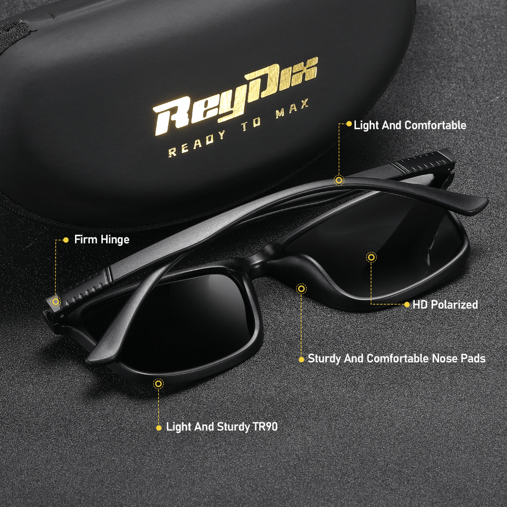 Men's Polarized Sports Sunglasses UV Protection TR90 Outdoor Driving