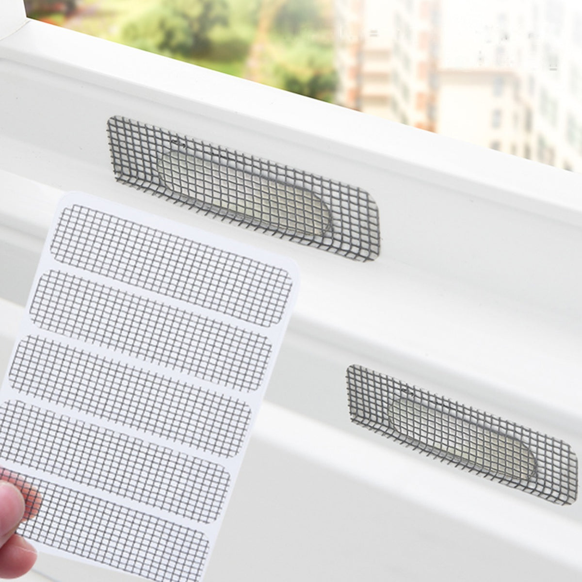 5pcs Self-Adhesive Window Screen Repair Patch Kit