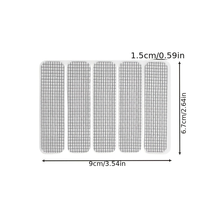 5pcs Self-Adhesive Window Screen Repair Patch Kit