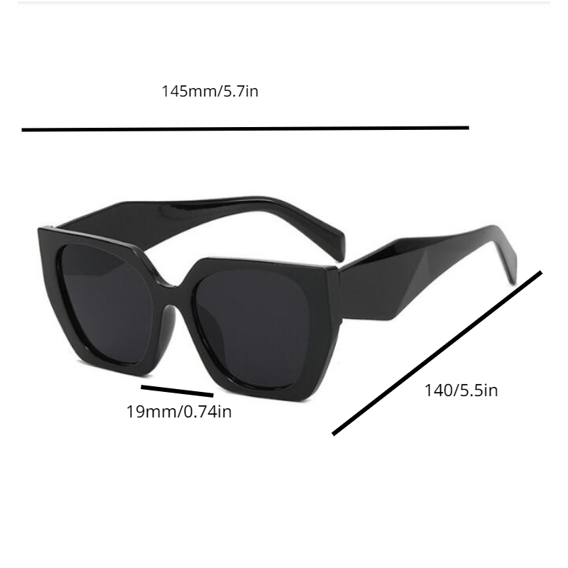 Y2K Cat Eye Sunglasses UV400 Sun Shades for Summer Beach Party