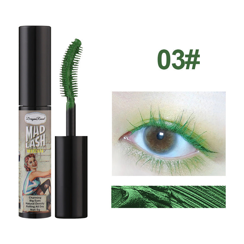 Waterproof Mascara Natural Curling Lengthening No Smudge Purple Brown Options