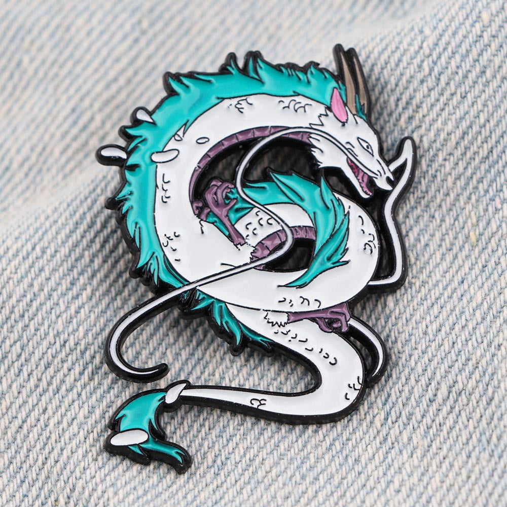 Anime Dragon Enamel Pin Badges Lapel Pins For Backpacks