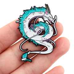 Anime Dragon Enamel Pin Badges Lapel Pins For Backpacks