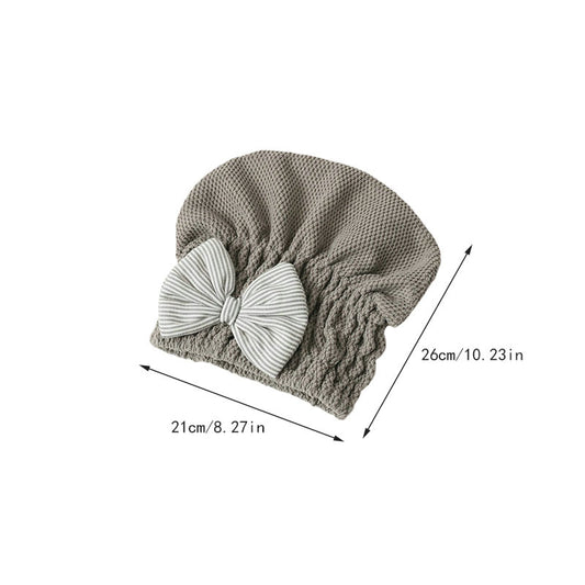 Absorbent Microfiber Hair Drying Cap for Women