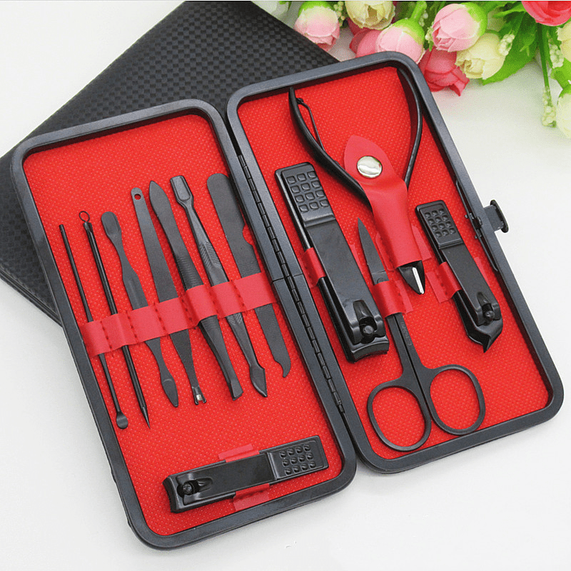 Stainless Steel Nail Cutter Pedicure Scissors Set