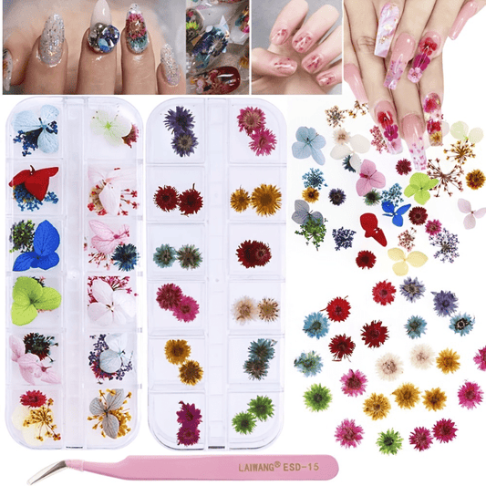Natural Dried Flowers - Assorted Mix for Crafts and Decor