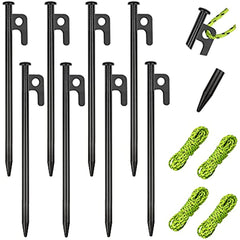 Heavy Duty Metal Tent Pegs for Camping 20 32 cm