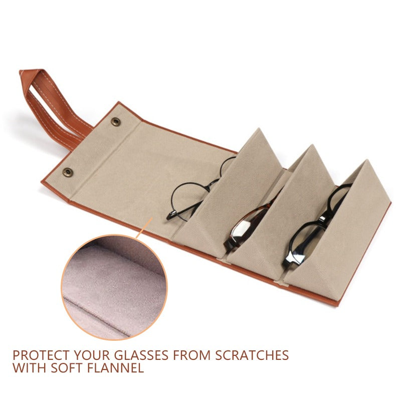 Portable Glasses Organizer 3 5Grids slot Eyeglasses Storage Display