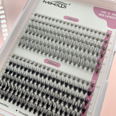 Soft Natural C Curling Cluster Lashes 6-12mm Individual Lashes Extensions