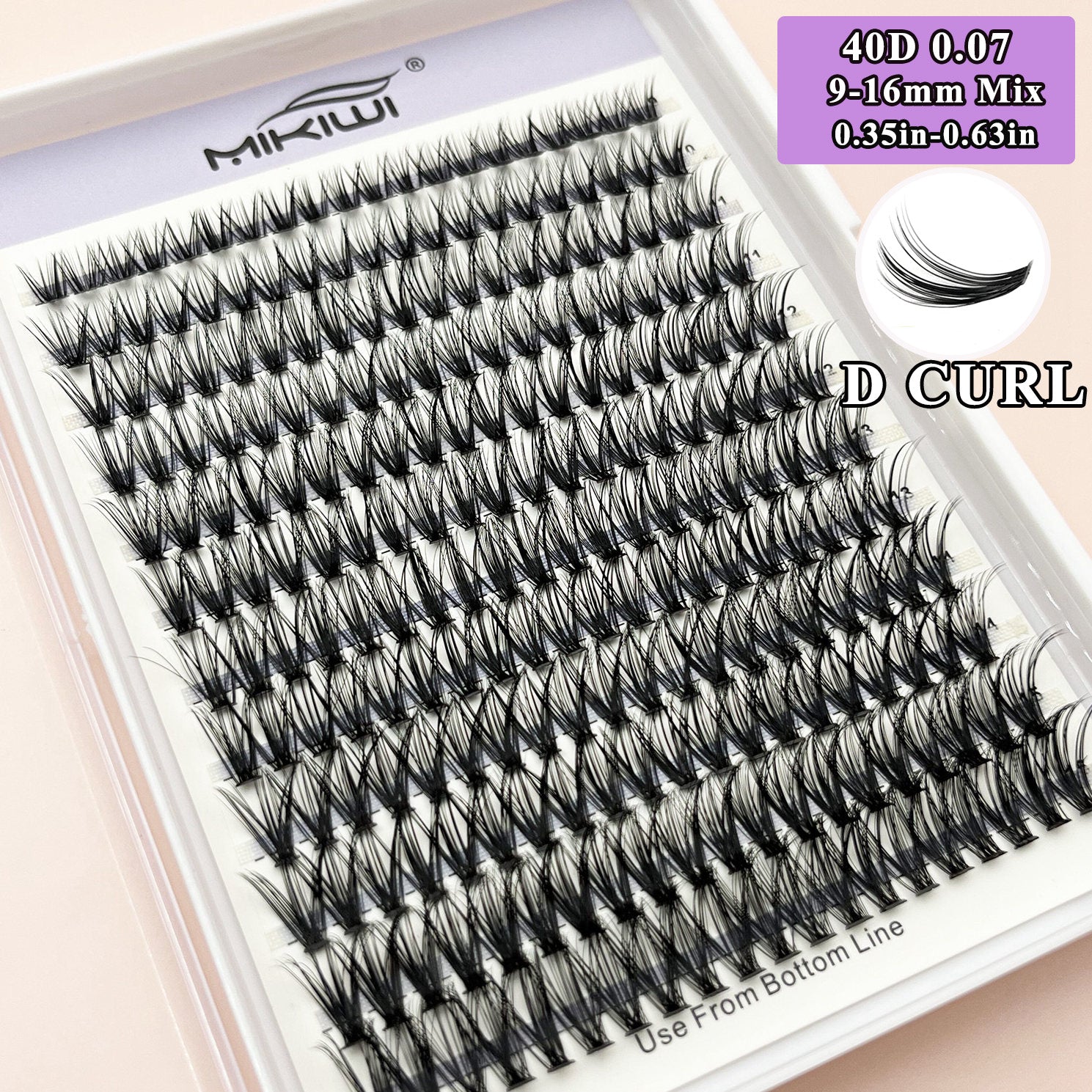 Cluster Lashes 240Pcs 30D 40D D Curling Lash Extensions Soft And Natural