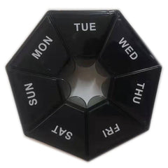 7 Grids Medicine Storage Box Pill Case Mini Jewelry Organizer Clamshell Portable