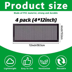 6 PCS Insect & Clog Proof Floor Register Traps for Air Vent Filters
