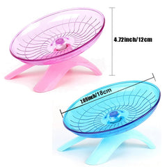 Hamster Exercise Wheel Silent Safe Durable Flying Saucer