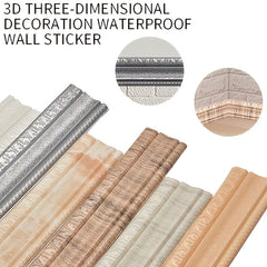 3D Foam Edge Sealing Strip Border Waterproof Anti-collision Wall Sticker