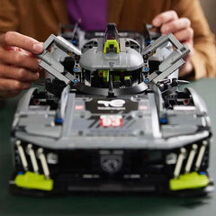 Technical Peugeoted 9X8 Hybrid Hypercar Racing Car Building Blocks