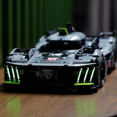 Technical Peugeoted 9X8 Hybrid Hypercar Racing Car Building Blocks