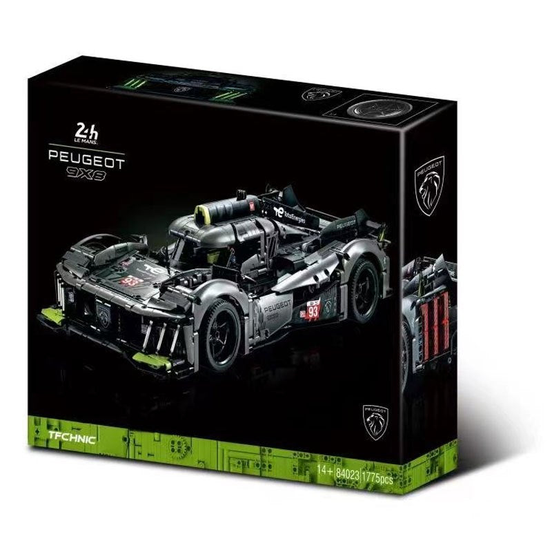 Technical Peugeoted 9X8 Hybrid Hypercar Racing Car Building Blocks