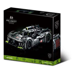 Technical Peugeoted 9X8 Hybrid Hypercar Racing Car Building Blocks