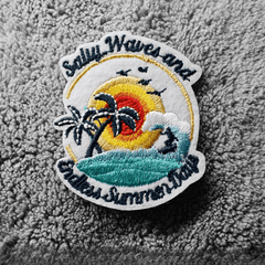 Sea Turtle Whale Rainbow Flower Patches Iron On Appliques