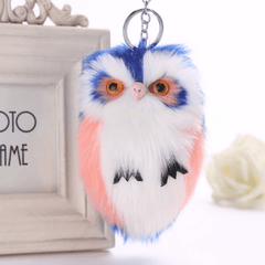 Cute Owl Plush Keychain for Men & Women
