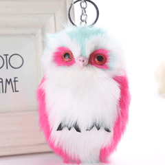 Cute Owl Plush Keychain for Men & Women