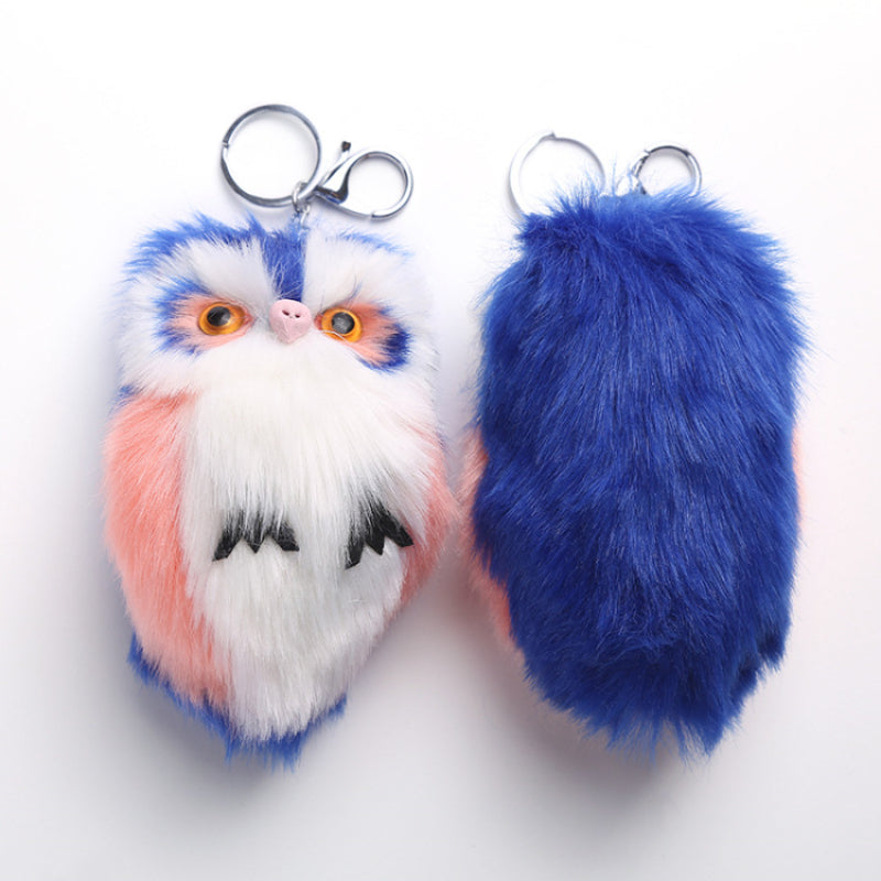 Cute Owl Plush Keychain for Men & Women