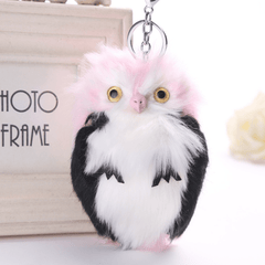 Cute Owl Plush Keychain for Men & Women