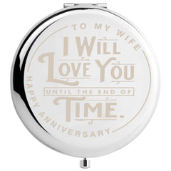 Personalized Compact Mirror: Unique Gift for Women, Wife, Mom, Daughter, Grandma