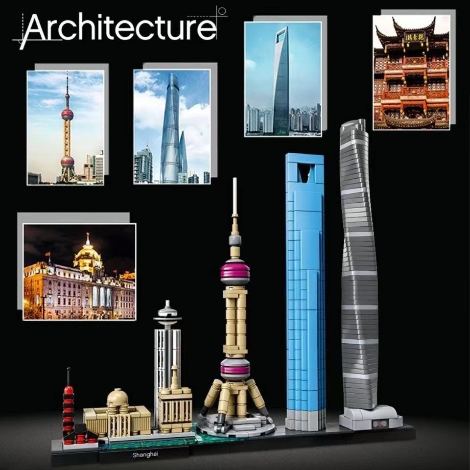 Shanghai Architecture Building Kit - 597pcs Set