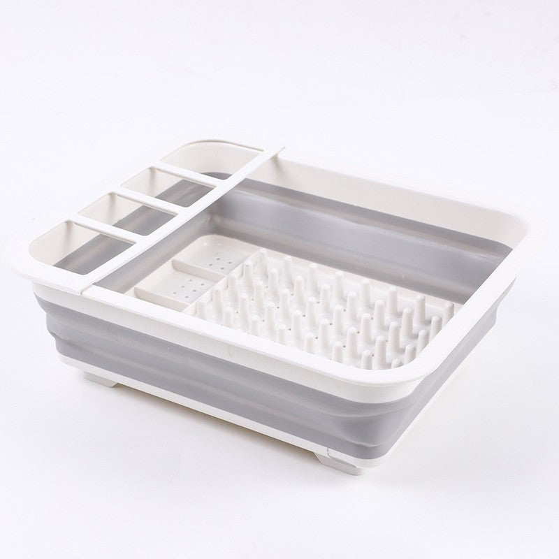 Collapsible Dish Drainer for Easy Storage Portable Organizer Kitchen Camping