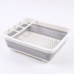 Collapsible Dish Drainer for Easy Storage Portable Organizer Kitchen Camping