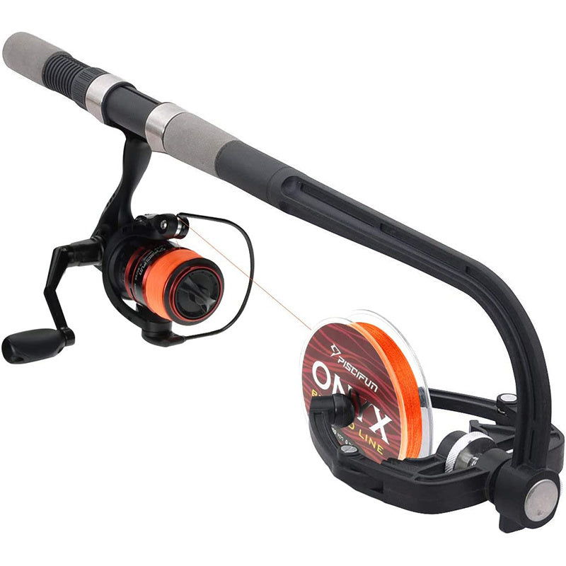 Fishing Line Spooler System for Spinning, Baitcasting, Trolling Reels