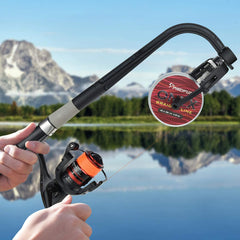 Fishing Line Spooler System for Spinning, Baitcasting, Trolling Reels