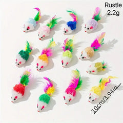 10-20pcs Interactive Cat Toys Exercise Indoor Kitten Playing Chewing