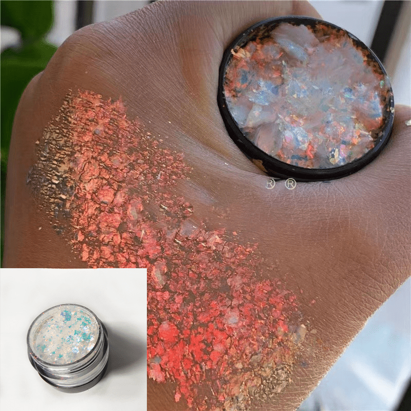 Chrome Chameleon Eyeshadow Flakes - Waterproof Rainbow Pigment