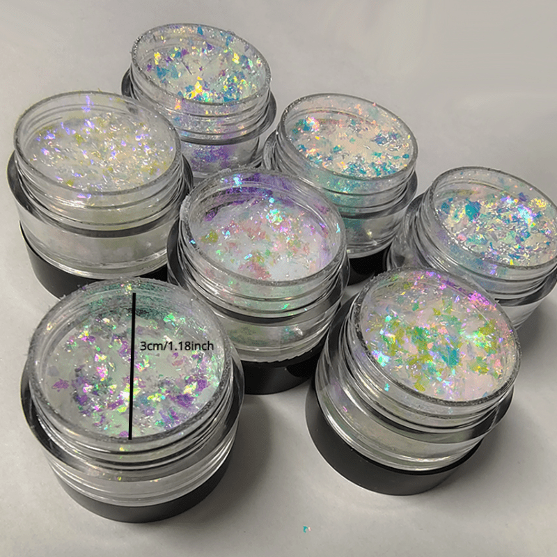 Chrome Chameleon Eyeshadow Flakes - Waterproof Rainbow Pigment