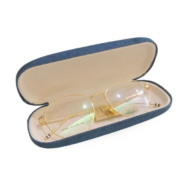 Myopia Glasses Denim Box Glasses Protective Case Glasses Storage Box