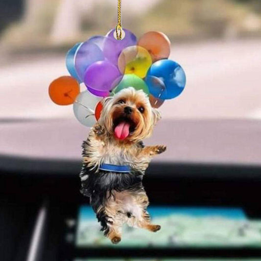 Rainbow Ballon Pendant Car Rearview Mirror Hanging Ornament