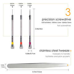 7pcs Watch Tool Kit for Back Case Remover and Opener