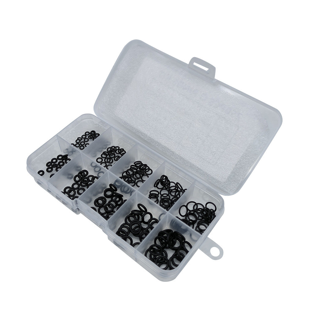 250pcs High Temp Nitrile O Ring Set 10 Grids for Sealing