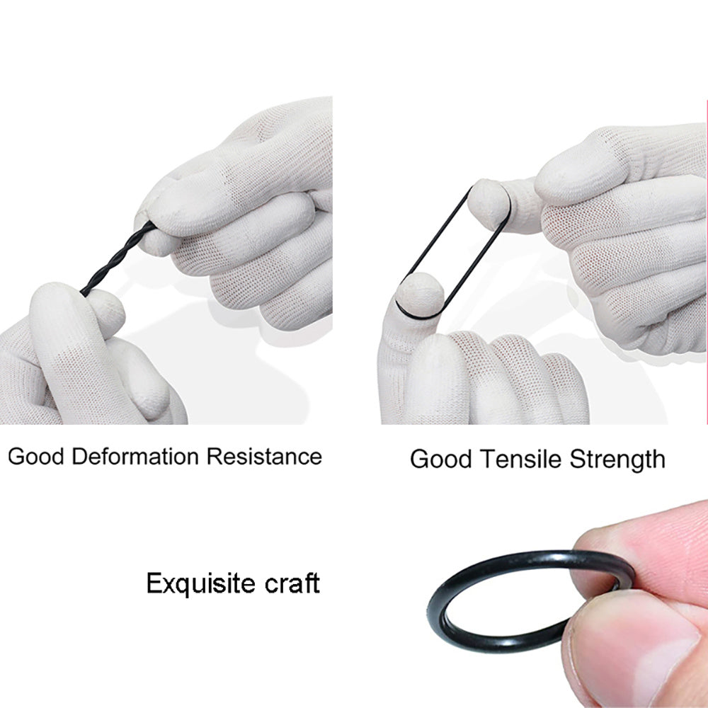 250pcs High Temp Nitrile O Ring Set 10 Grids for Sealing