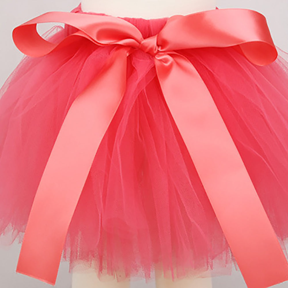 Newborn Baby Sunflower Tutu Bow Skirt Headdress Photography Prop Outfit