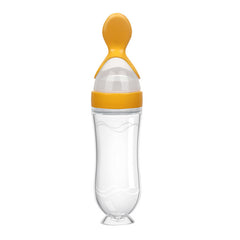 Silicone Baby Food Feeder 90ml with Spoon and Stand