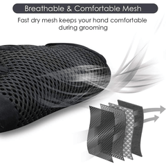 Pet Grooming Glove & Slicker Brush Set