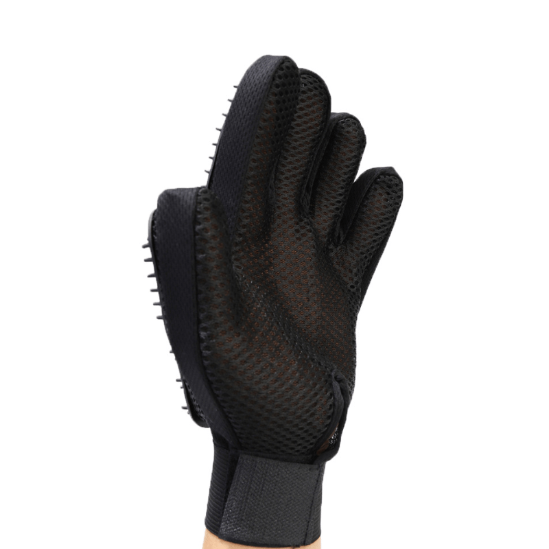 Pet Grooming Glove & Slicker Brush Set