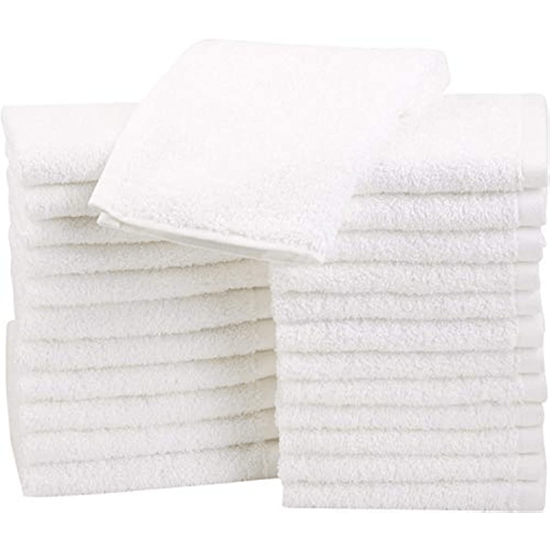 2pcs Quick Drying Washcloth Small Square Towel for Home Bathroom